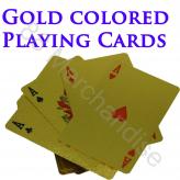 Gold Color Playing Card