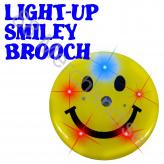 Light Up Smiley Face Brooch