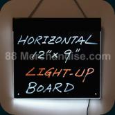 HORIZONTAL 12 X 9 LIGHT UP BOARD, AC/DC
