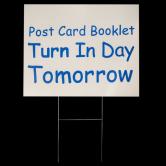 POSTCARD BOOKLET TURN IN DAY TOMORROW