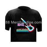 SOUND ACTIVATED T-SHIRT-ROCK